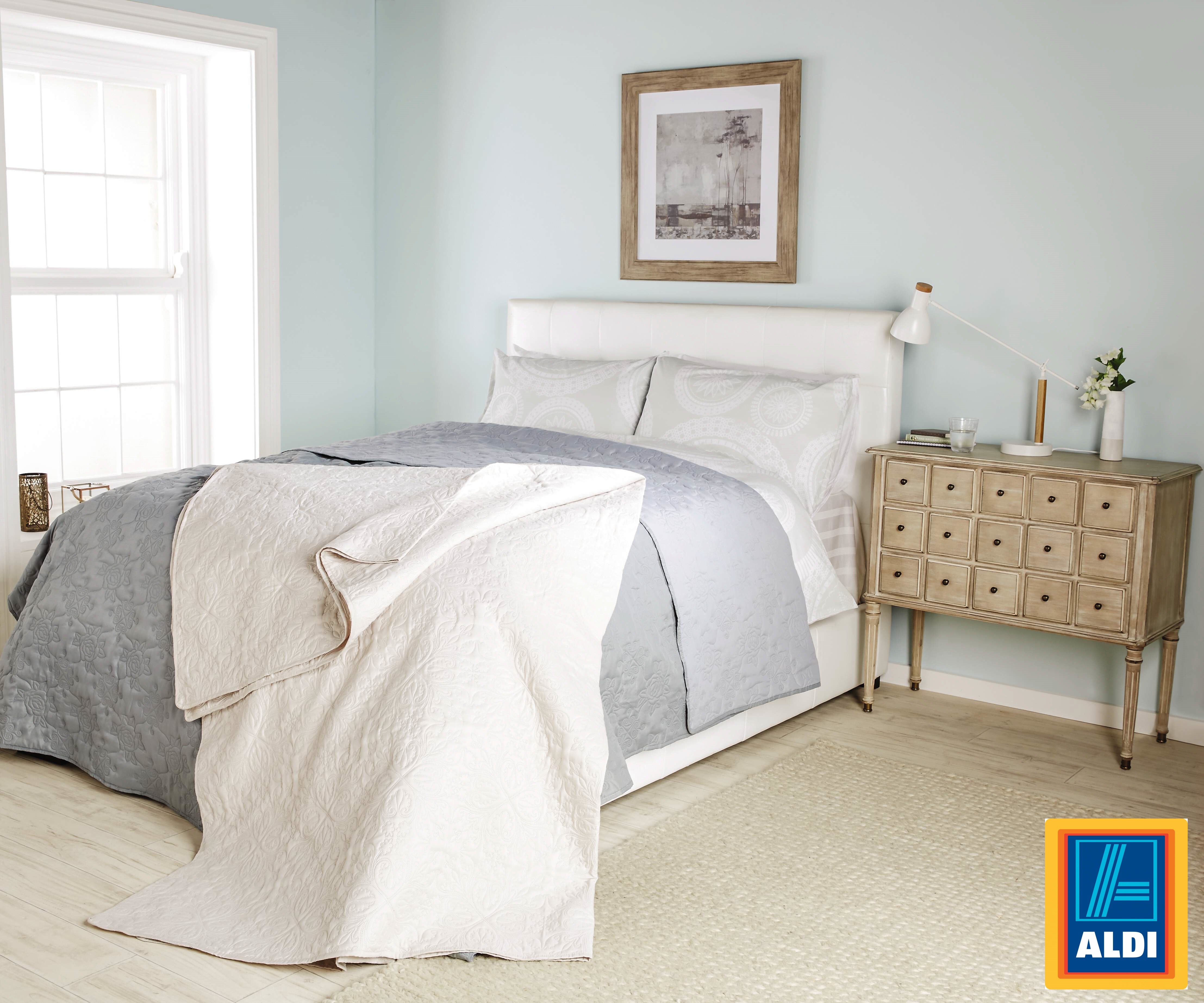 Win some Aldi bed linen and more from their new Autumn Bedroom and