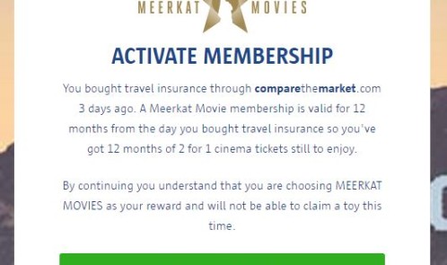 1 day travel insurance meerkat